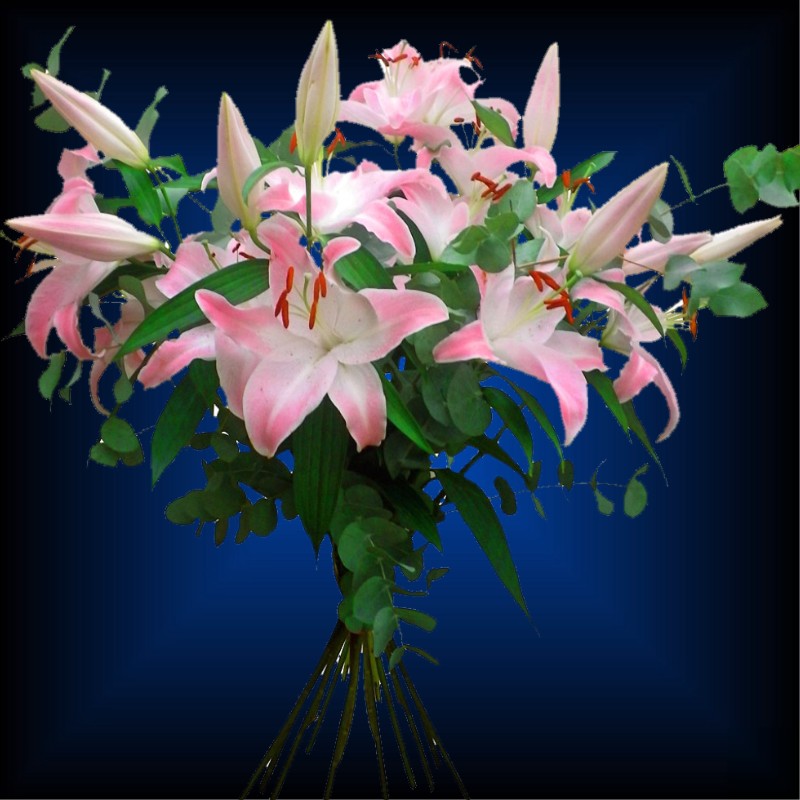 LYS ROSE - BOUQUET DE FLEURS PRESTIGE PARIS - FLEURS DE LUXE PARIS