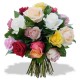 BOUQUET OF ROSES OPALINE