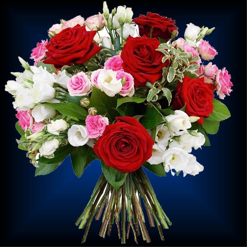 Rose Romantique Roses Rouges Bouquet De Fleurs - Get Images